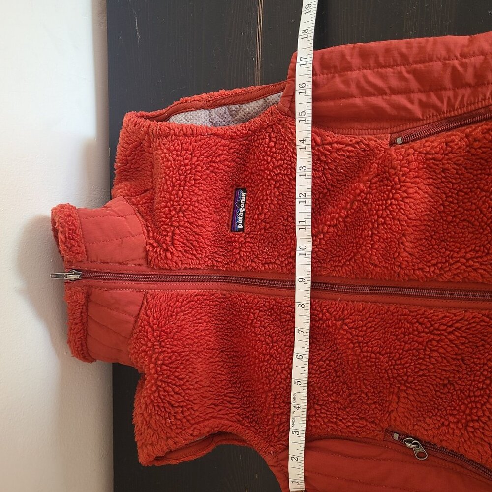 Patagonia Women’s Retro-X Heavy Pile Fleece Vest Red Size M - Picture 3 of 6